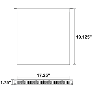 R1U REM Rackmount Enclosures