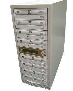 8 Drive Blu-ray, DVD, and CD Duplicator